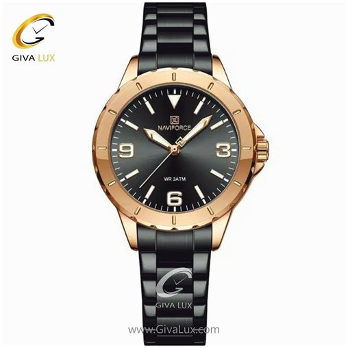 ساعت مچی زنانه بند فلزی تک موتوره ناوی فورس مدل NF5022 5022 (2).jpg